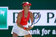 Pegula in action at the BNP Paribas Open - Source: Getty